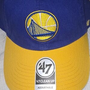 47 Golden State Warriors Royal Blue and Yellow Team Hat